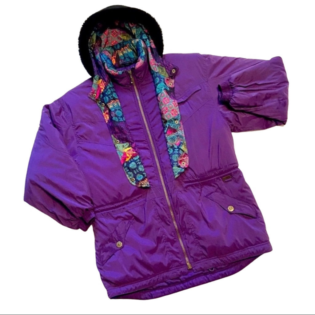 Vintage Edelweiss | Paisley Ski Parka